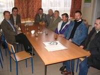 Od lewej: Adam Dudzik, Mirosław Piedel, Jan Orszak, Józef Czubat, Henryk Sądej...